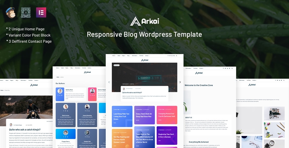 Arkai - Modern WordPress Blog Theme