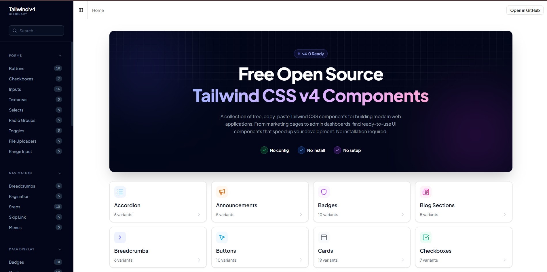 Tailwind UI Components - Main product screenshot demonstrating key features and user interface