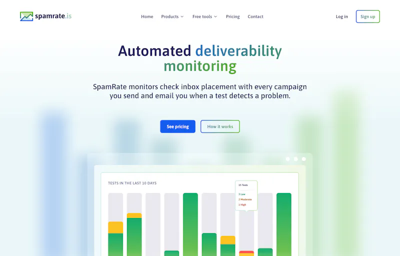 SpamRate screenshot 2