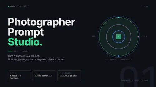 Photographer Prompt Studio gallery image