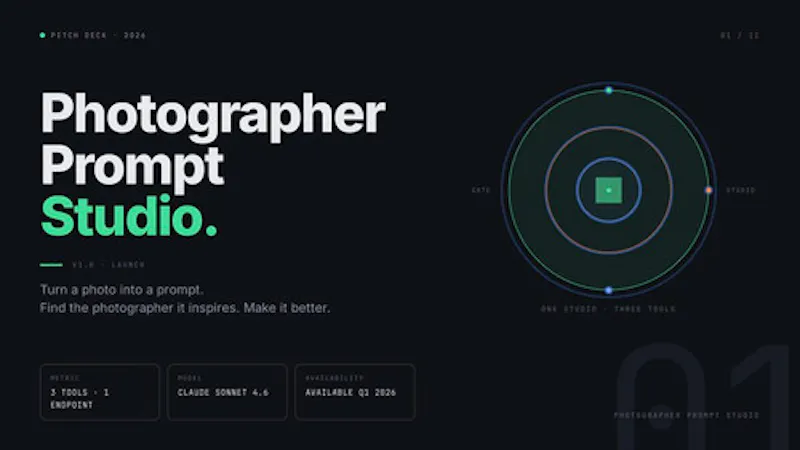 Photographer Prompt Studio screenshot 1