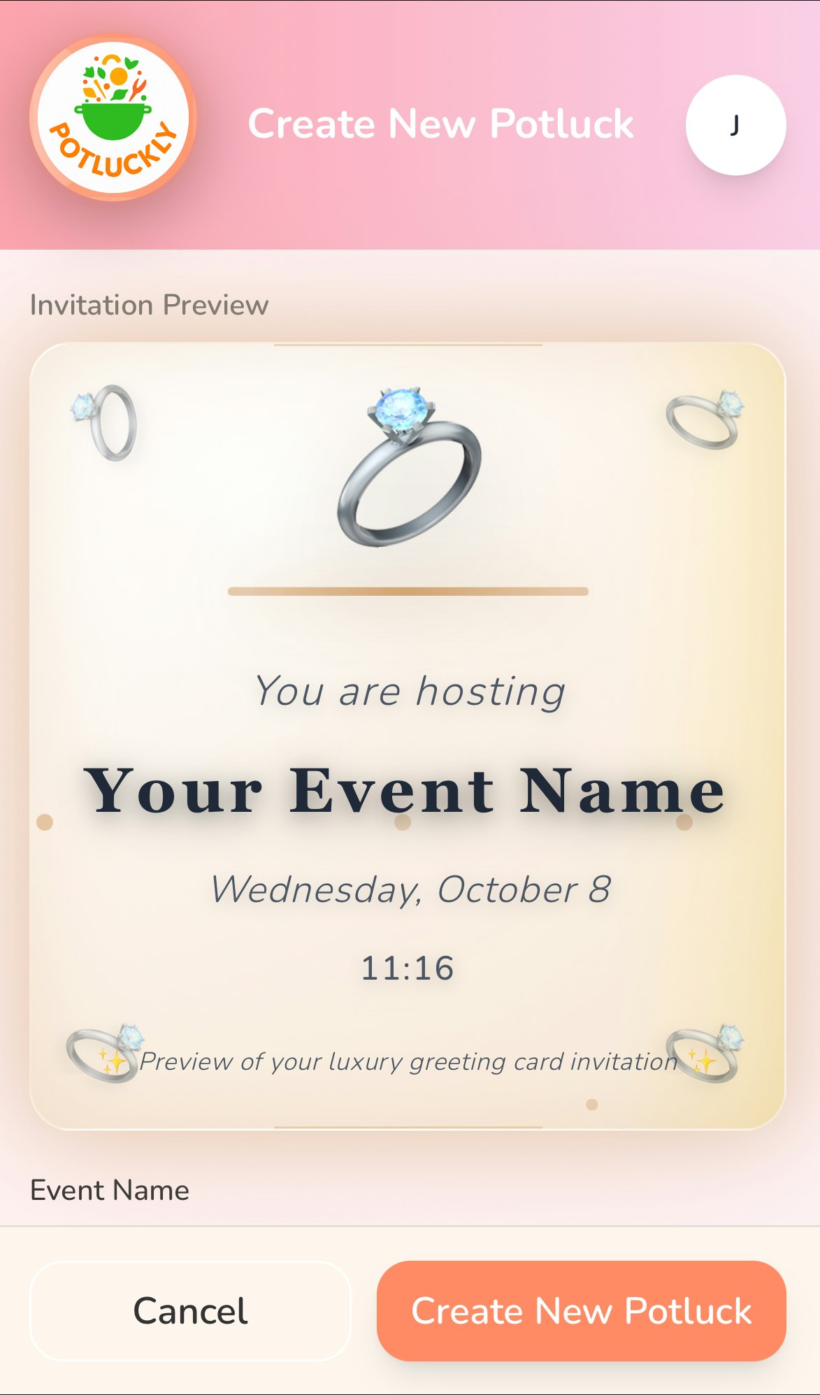 Potluckly - Perfect Potluck Planning App gallery image