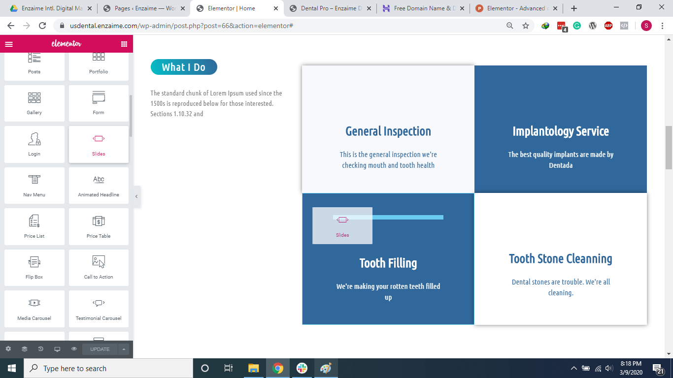 Enzaime: Customized Doctor's Web Builder gallery image