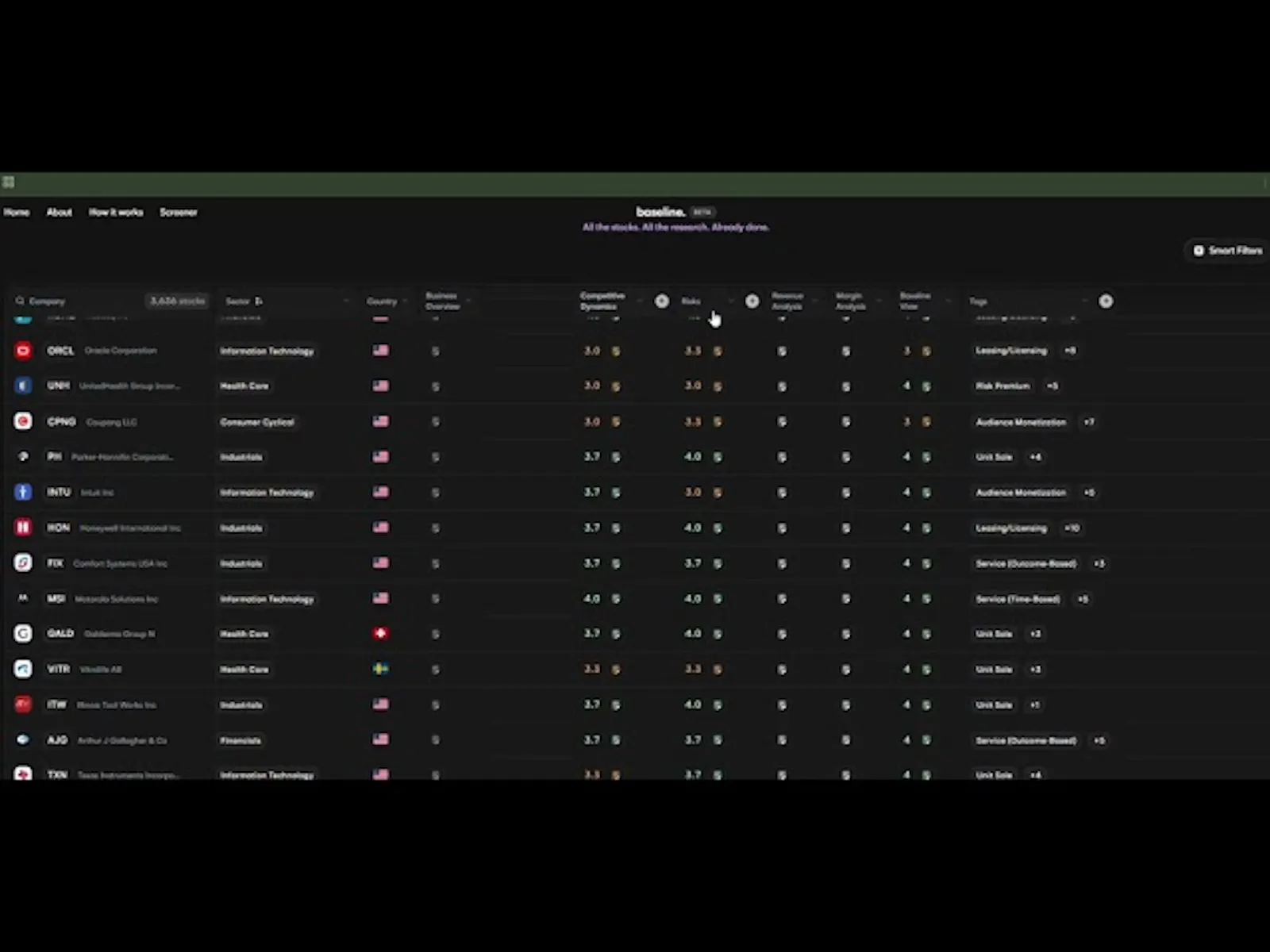 Baseline screenshot 1 (video preview)