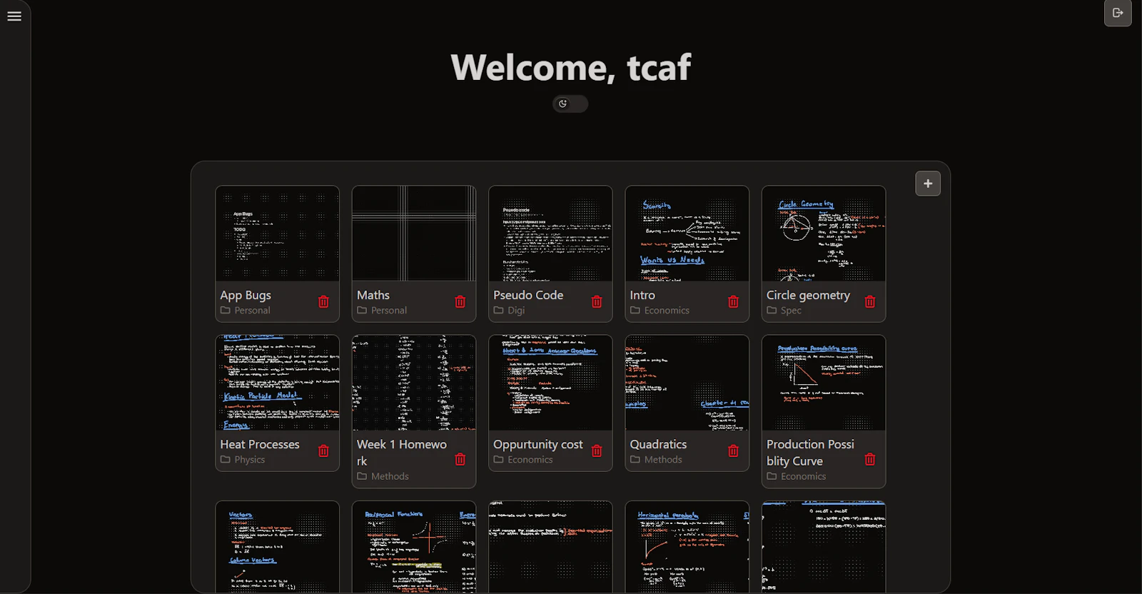 Blackboard screenshot 5
