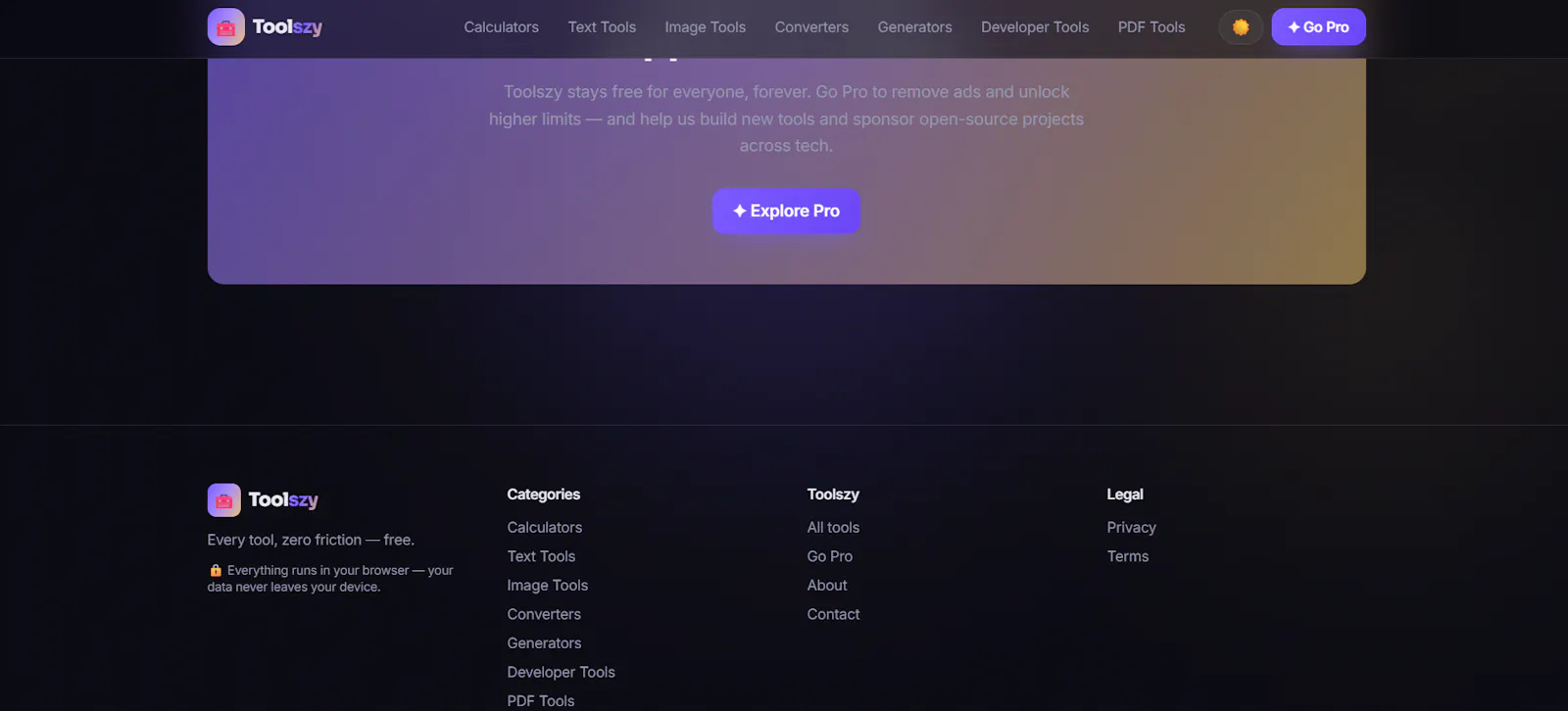 Toolszy screenshot 2