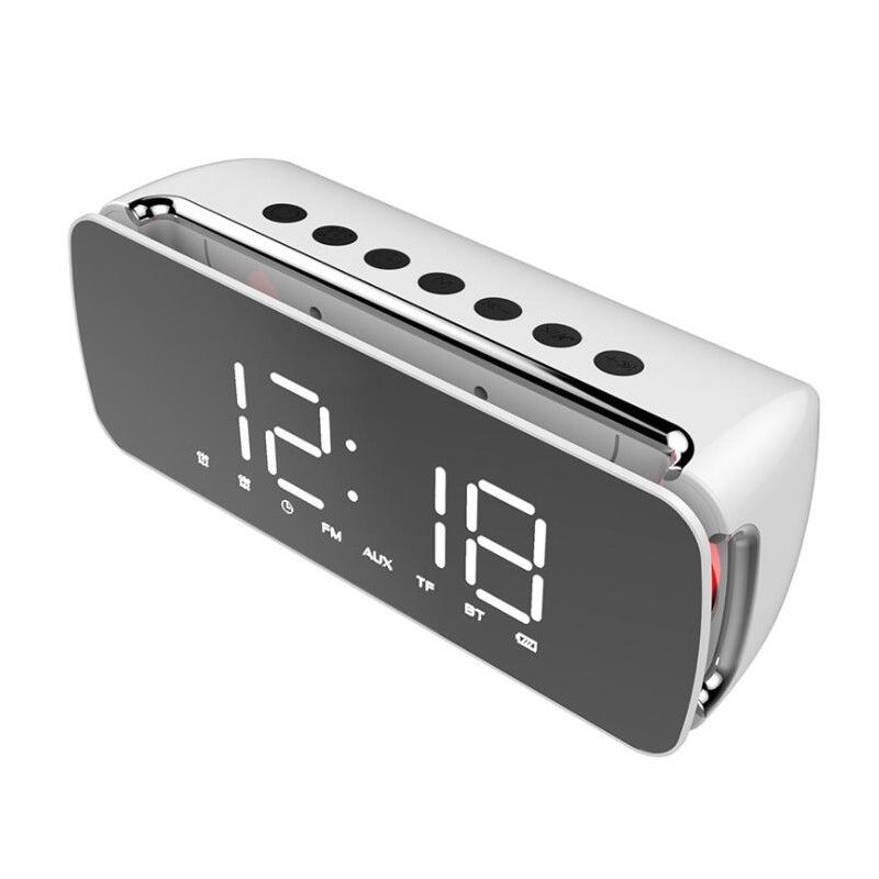 Dual alarm clock radio portable bluetooth speaker with good bass gallery image