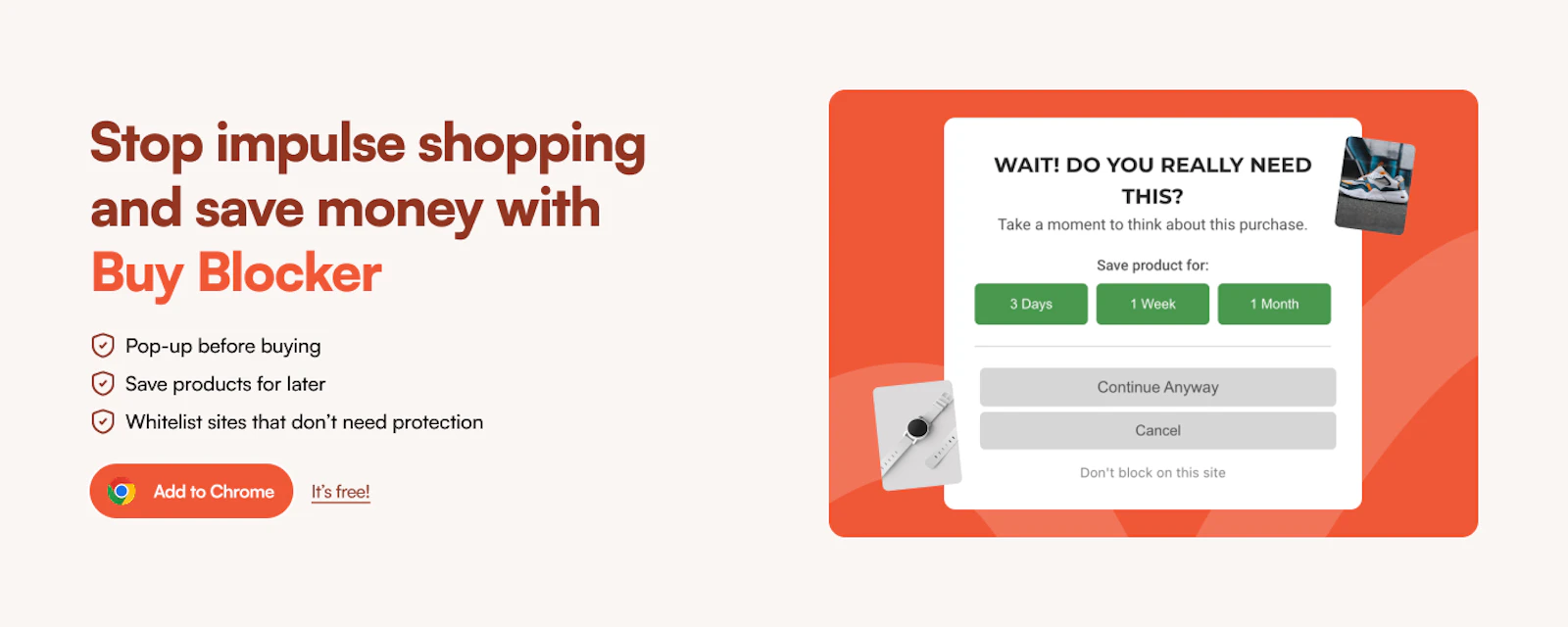 Buy Blocker screenshot 1