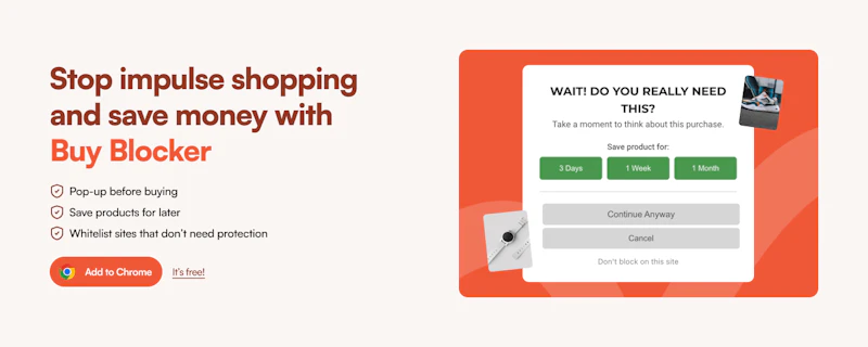 Buy Blocker screenshot 1