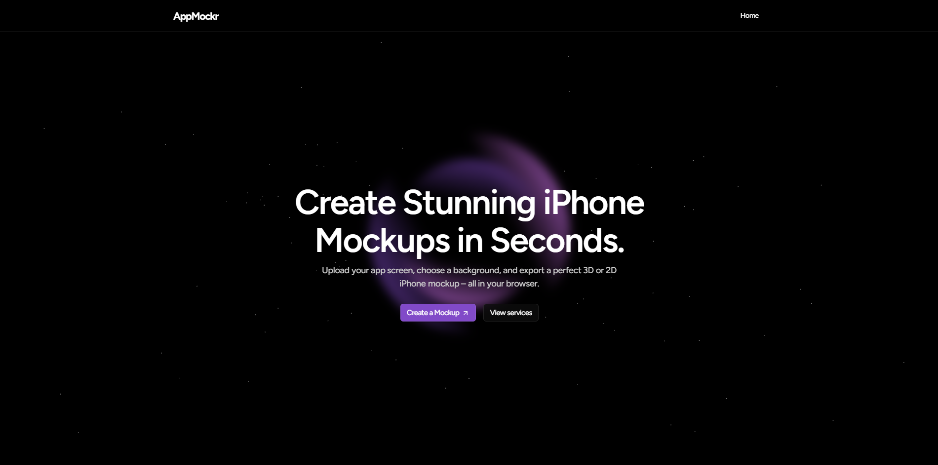 Appmockr - Main product screenshot demonstrating key features and user interface