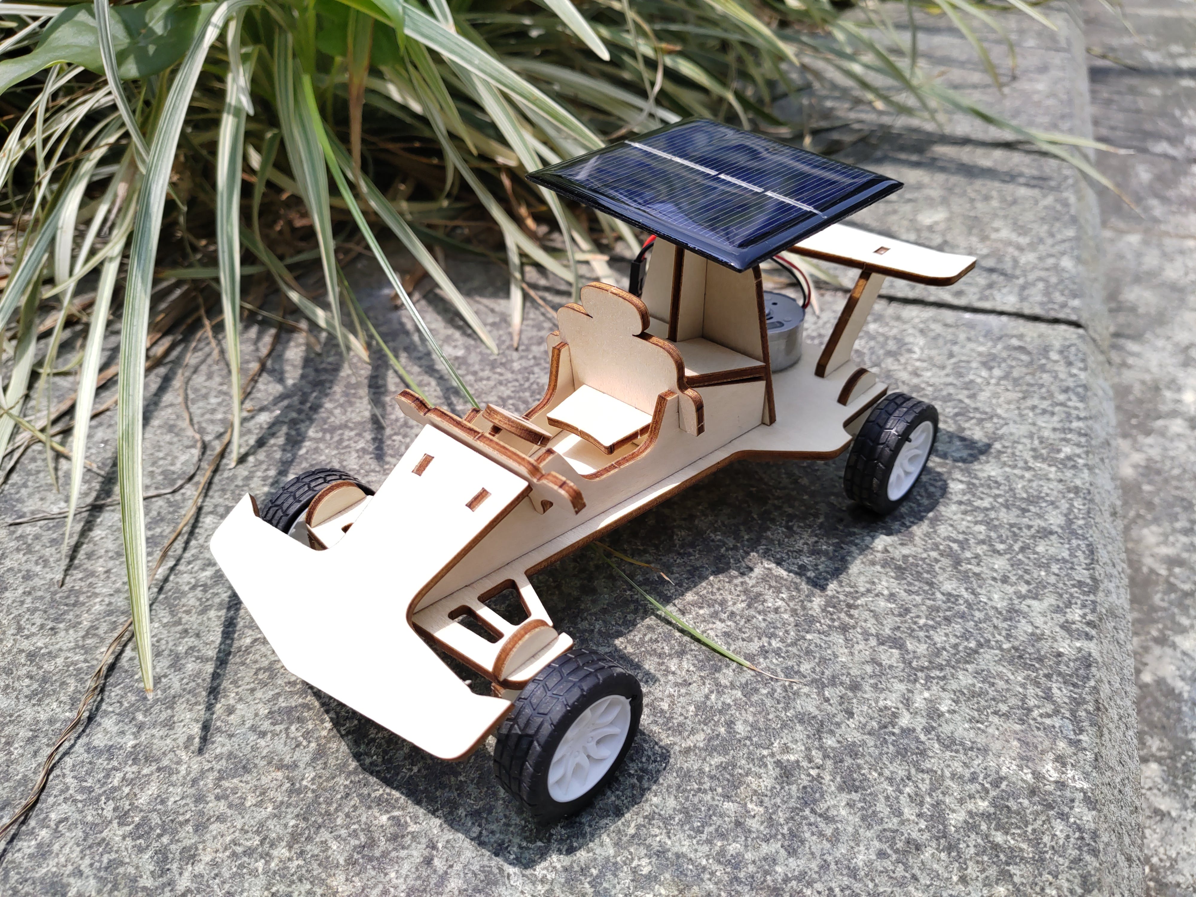 Solar Energy Wooden Model Racecar media 3