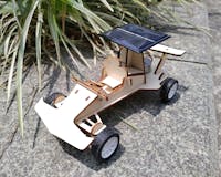 Solar Energy Wooden Model Racecar media 3