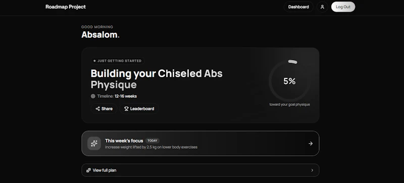 Roadmap Project screenshot 6