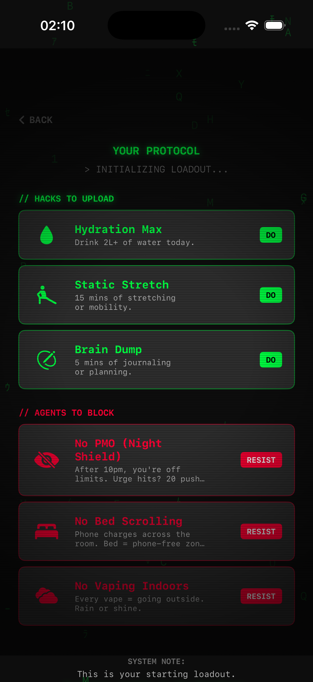 MatrixHabit - Screenshot 3 showing product features and functionality