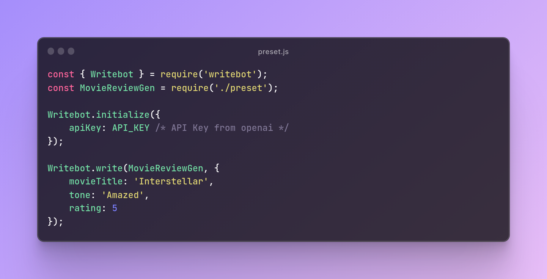 Média Writebot - Moyen le plus simple d'ajouter la technologie Chat-GPT à une application JavaScript 2