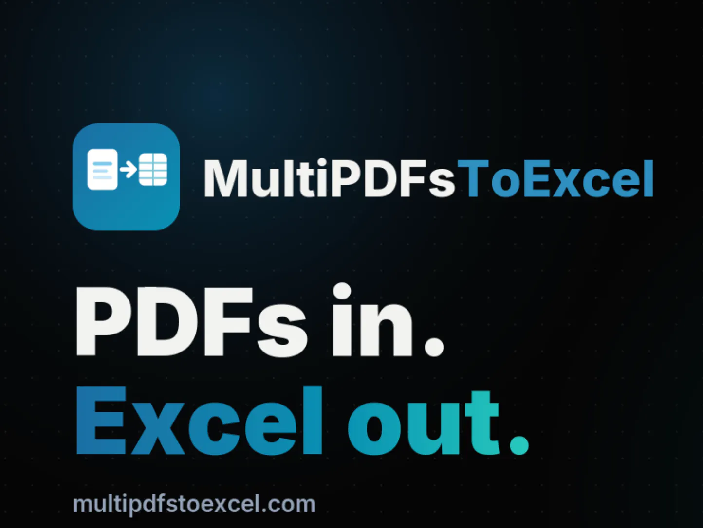 MultiPDFsToExcel gallery image
