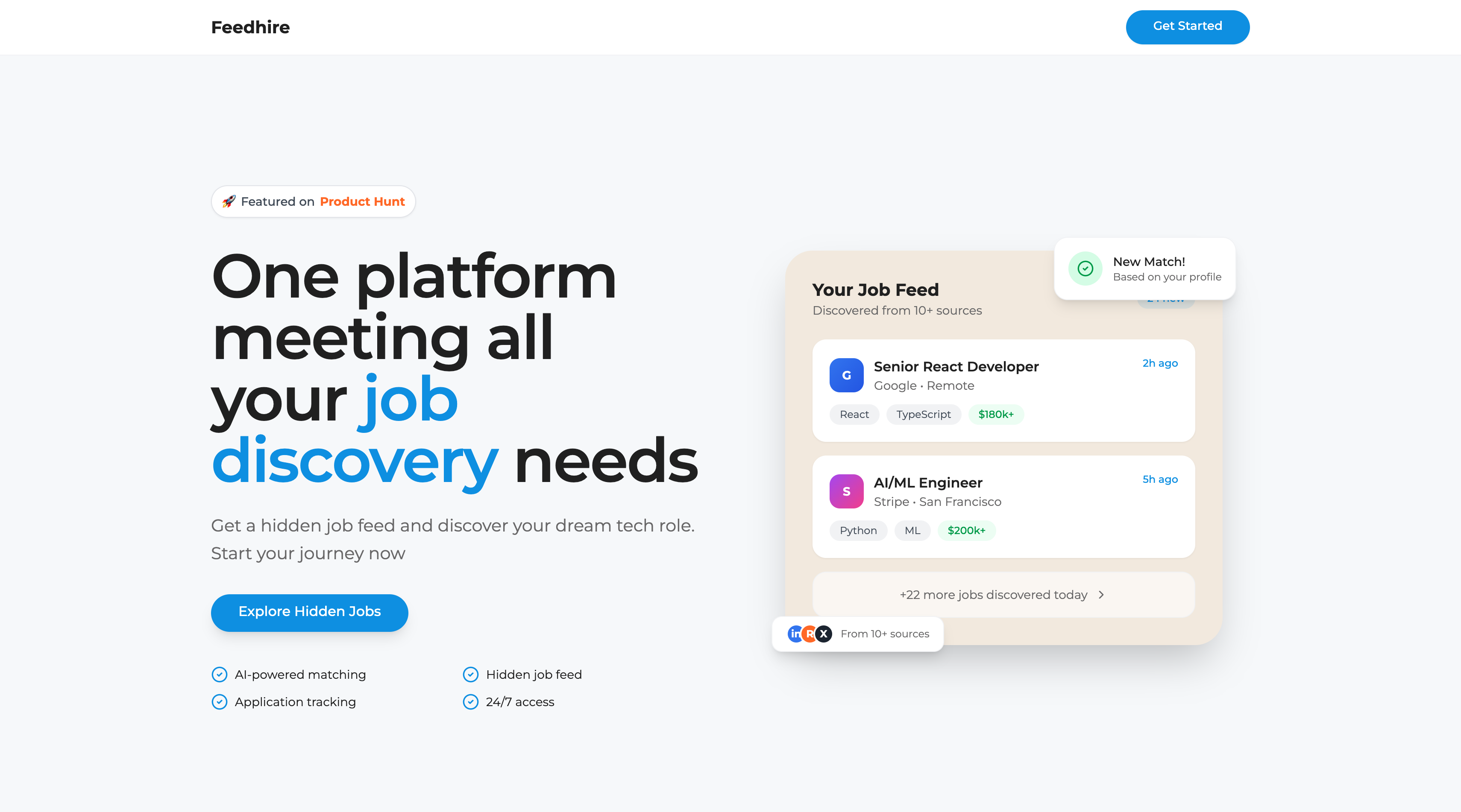 FeedHire - Screenshot 2 showing product features and functionality