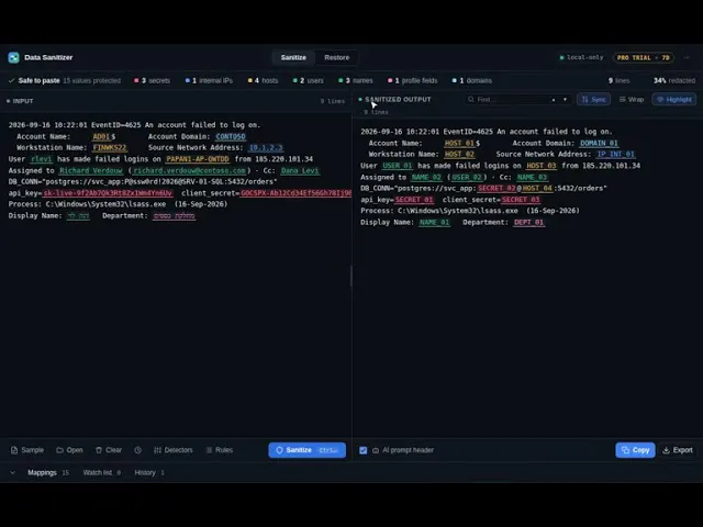Data Sanitizer gallery image