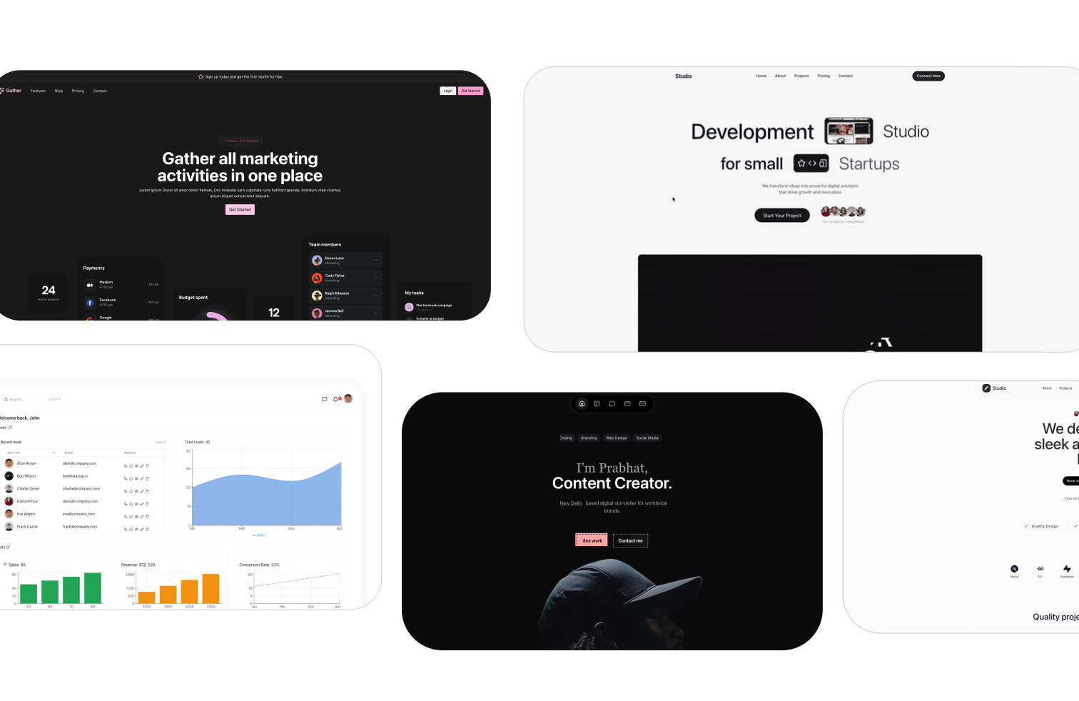 React, Next Templates Bundle gallery image