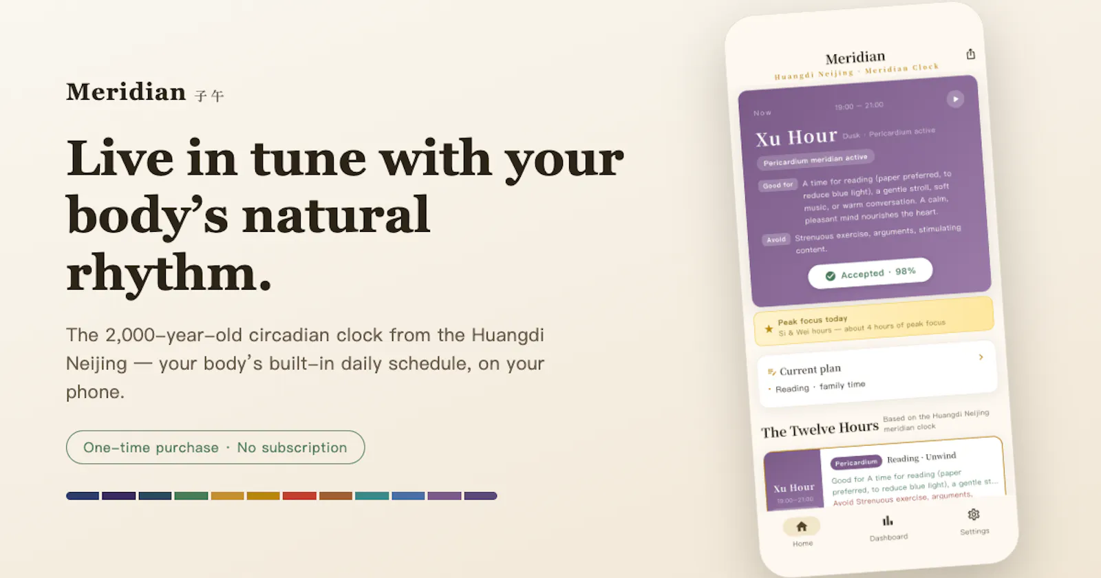 Meridian: Circadian Body Clock screenshot 1