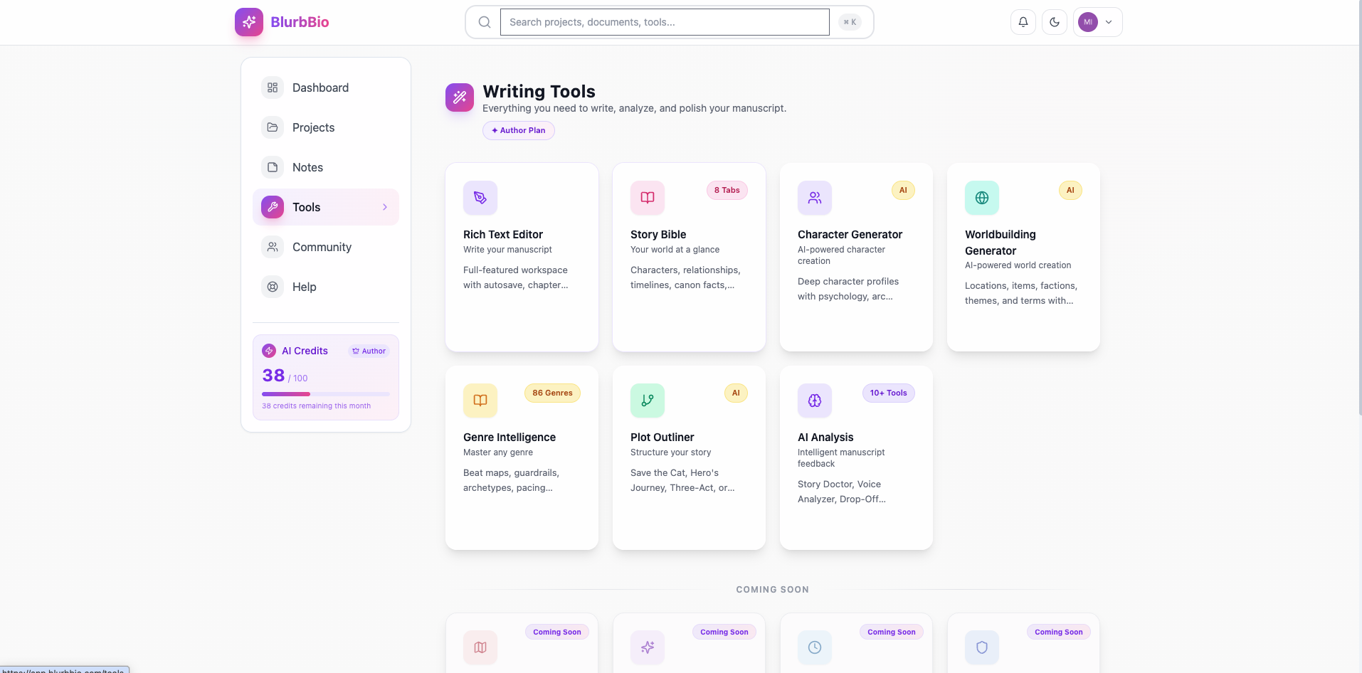 BlurbBio gallery image