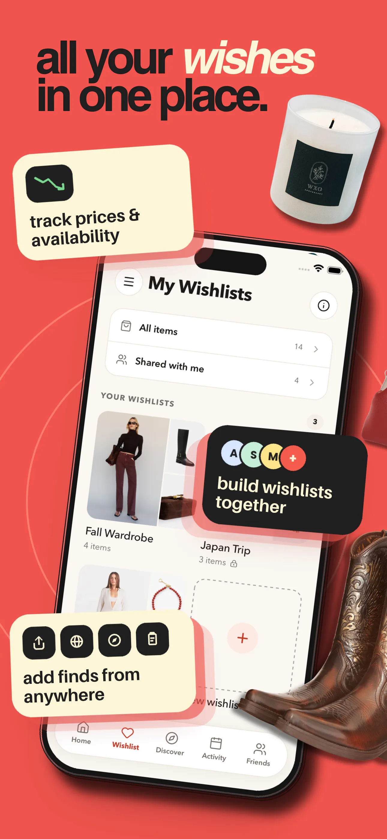 wnted: Wishlist & Fund Goals gallery image
