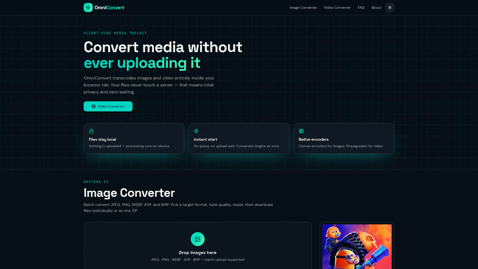 OmniConvert  image and video converter screenshot 1