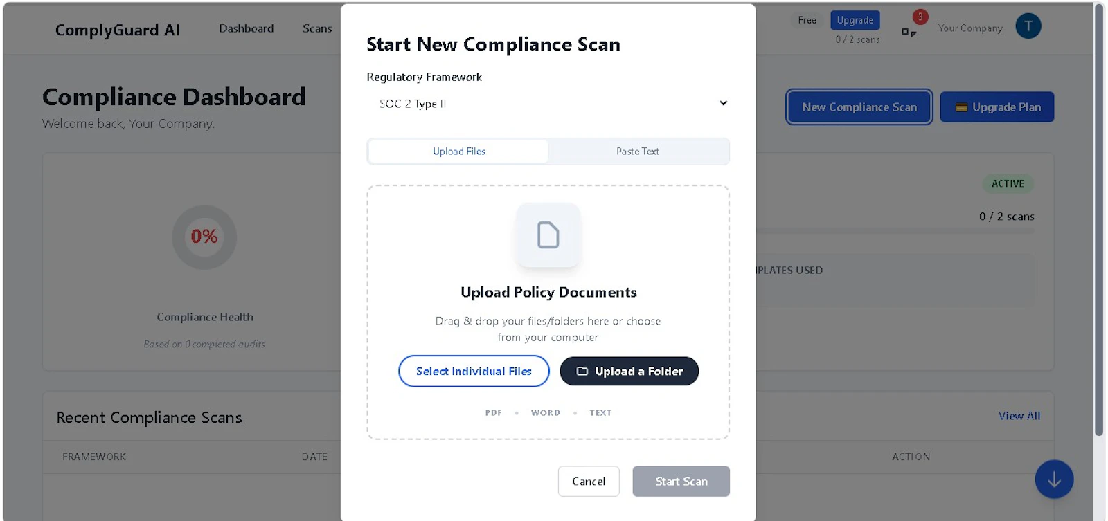 ComplyGuard AI screenshot 2