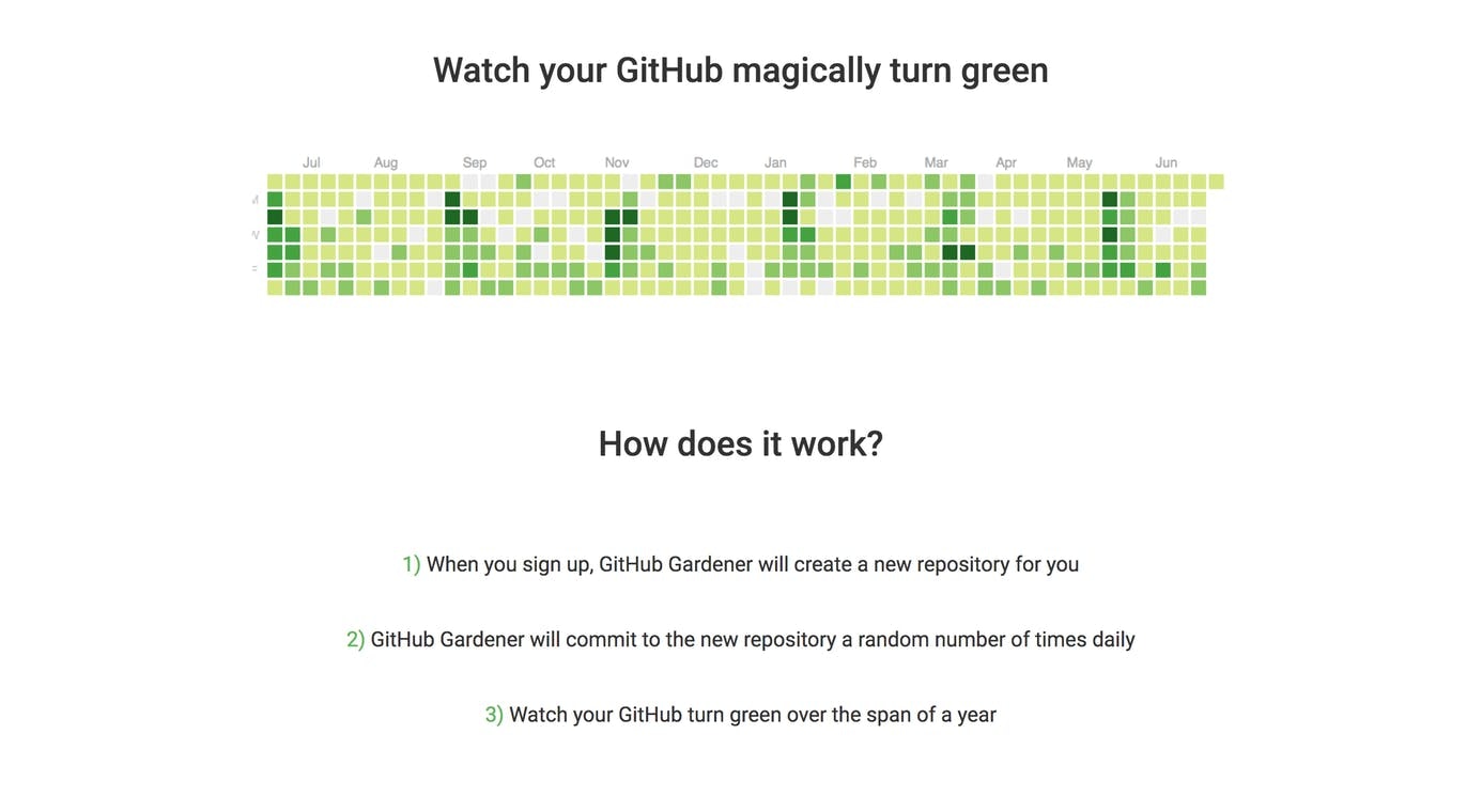 GitHub Gardener 2.0 gallery image