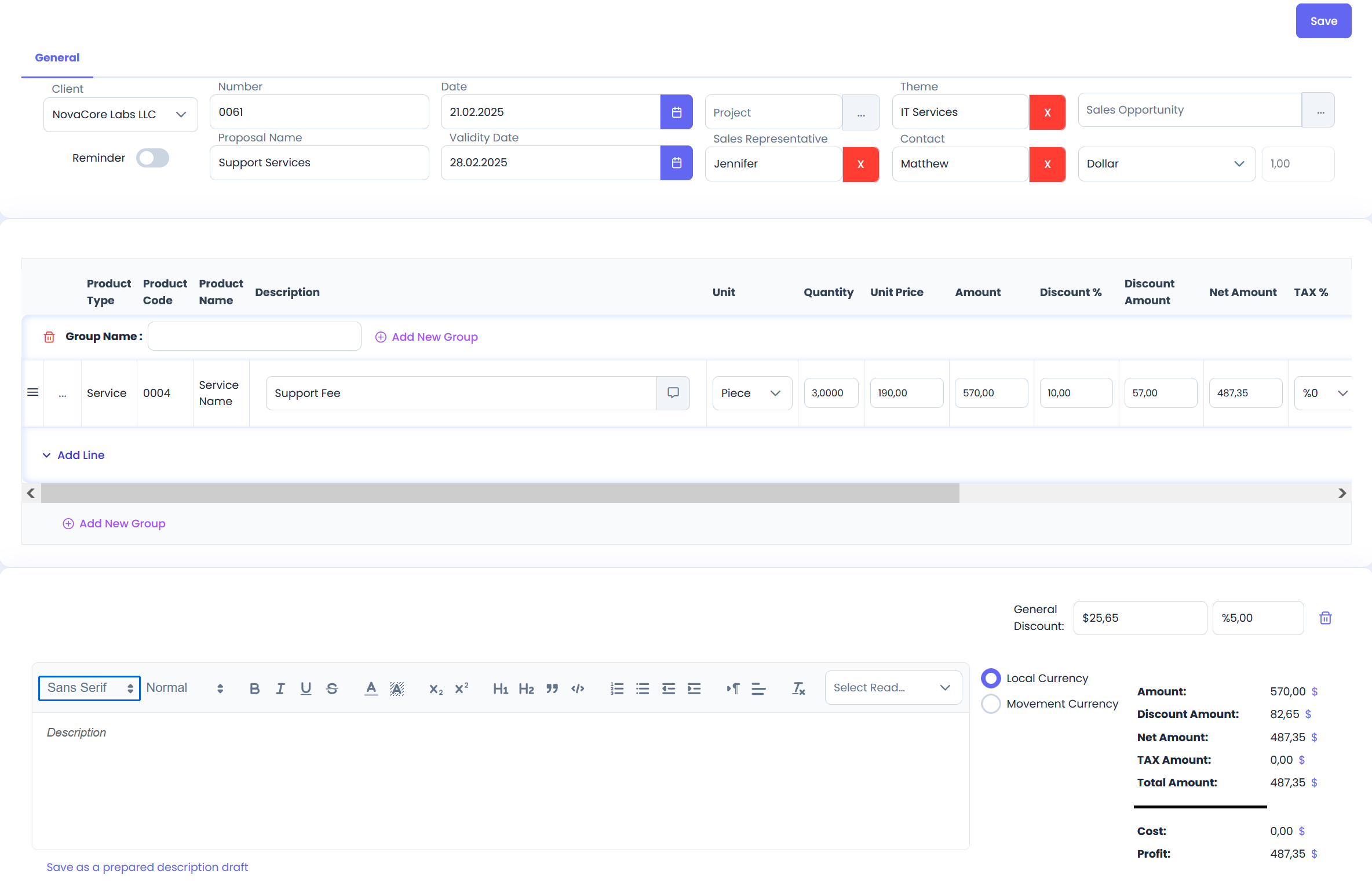 Proposal CRM gallery image
