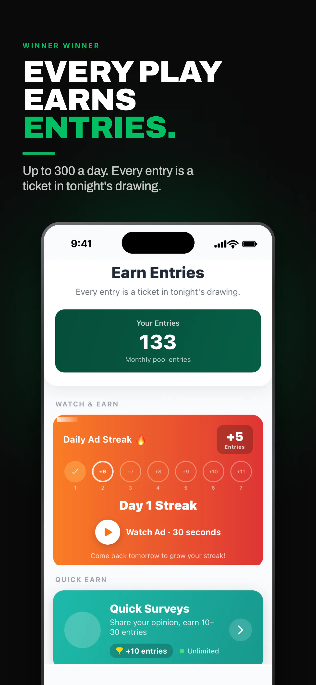 WinnerWinner — Win Real Cash Daily gallery image