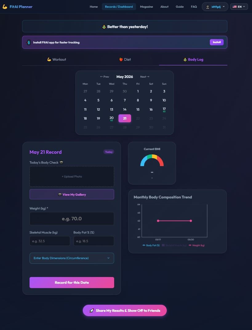 FitAI Planner gallery image