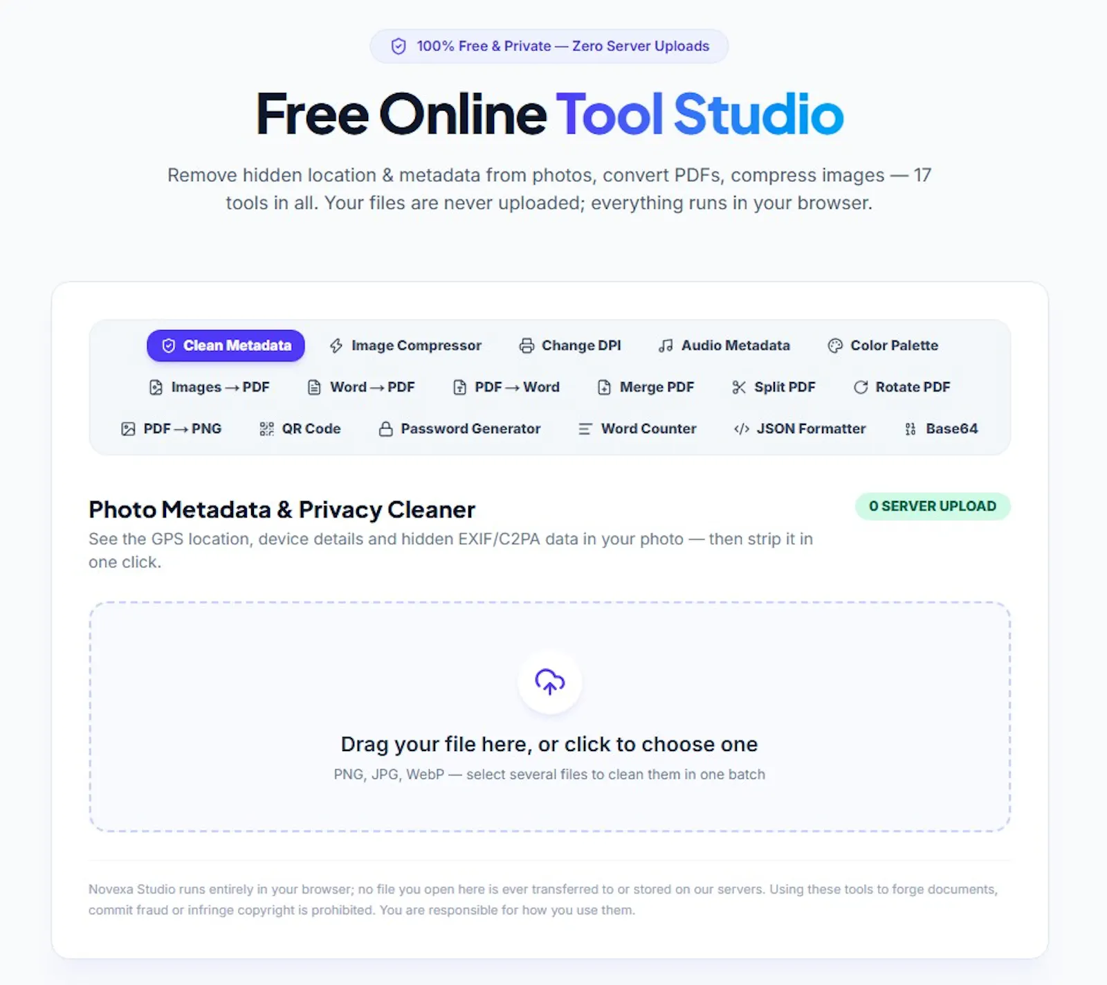 Novexa Studio screenshot 2