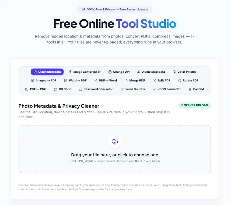 Novexa Studio screenshot 2