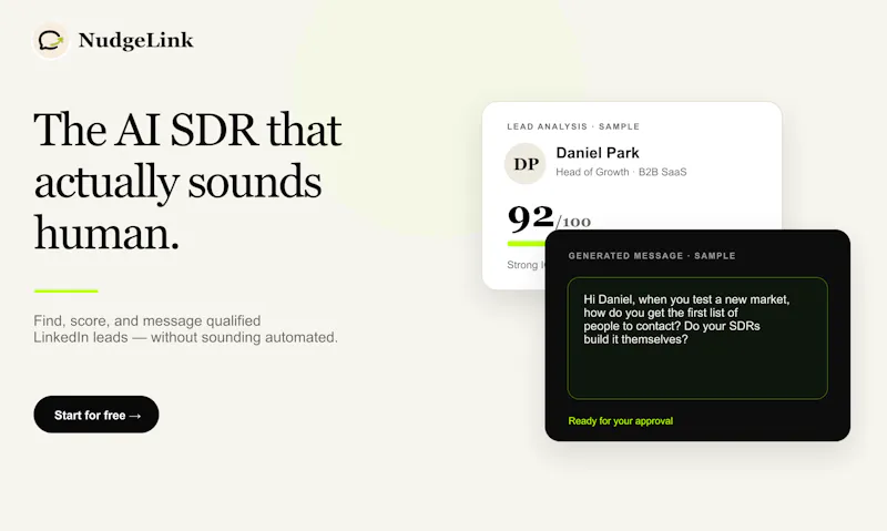 NudgeLink screenshot 1