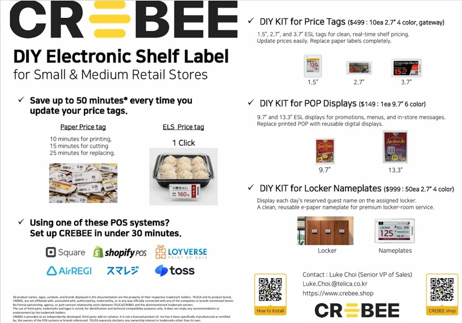 CREBEE ESL DIY KIT with API for cloud  screenshot 4