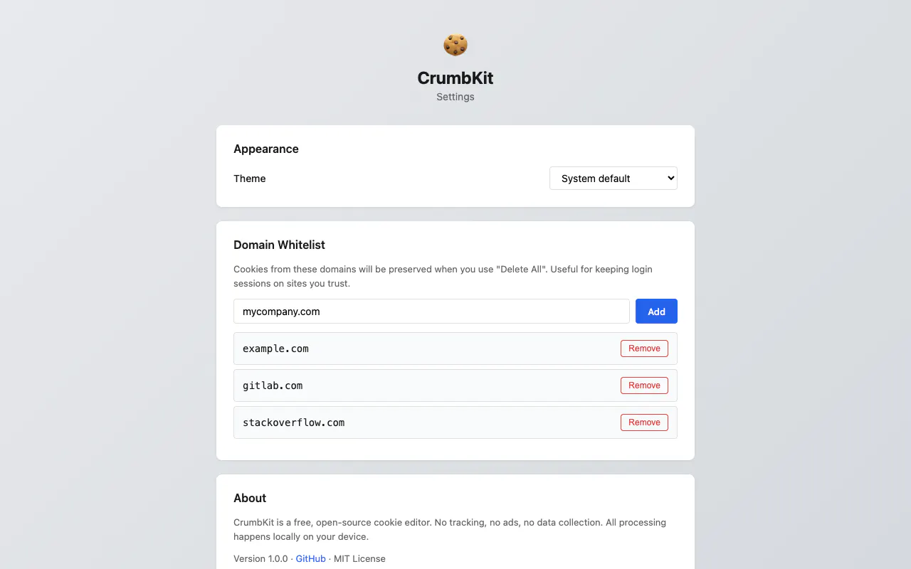 CrumbKit gallery image