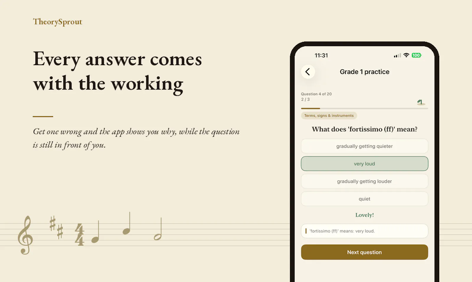 TheorySprout screenshot 2