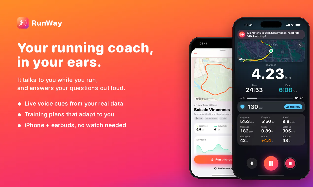 RunWay – AI Running Coach gallery image