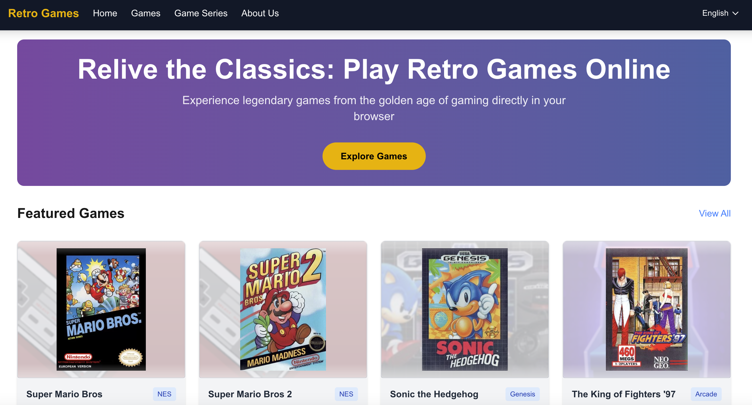 Retro Games gallery image