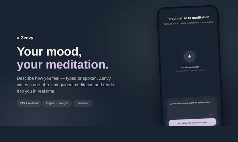 Zenvy - Meditation & Sleep screenshot 1