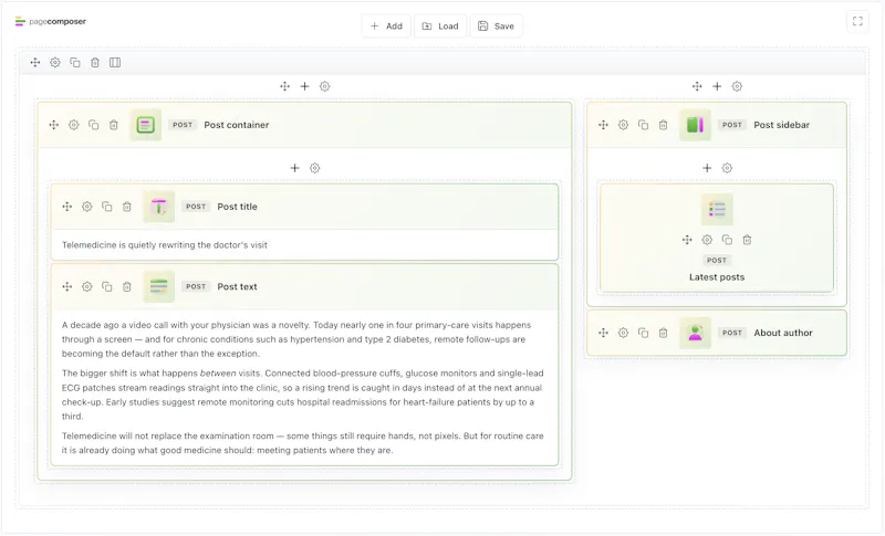 Page Composer screenshot 2
