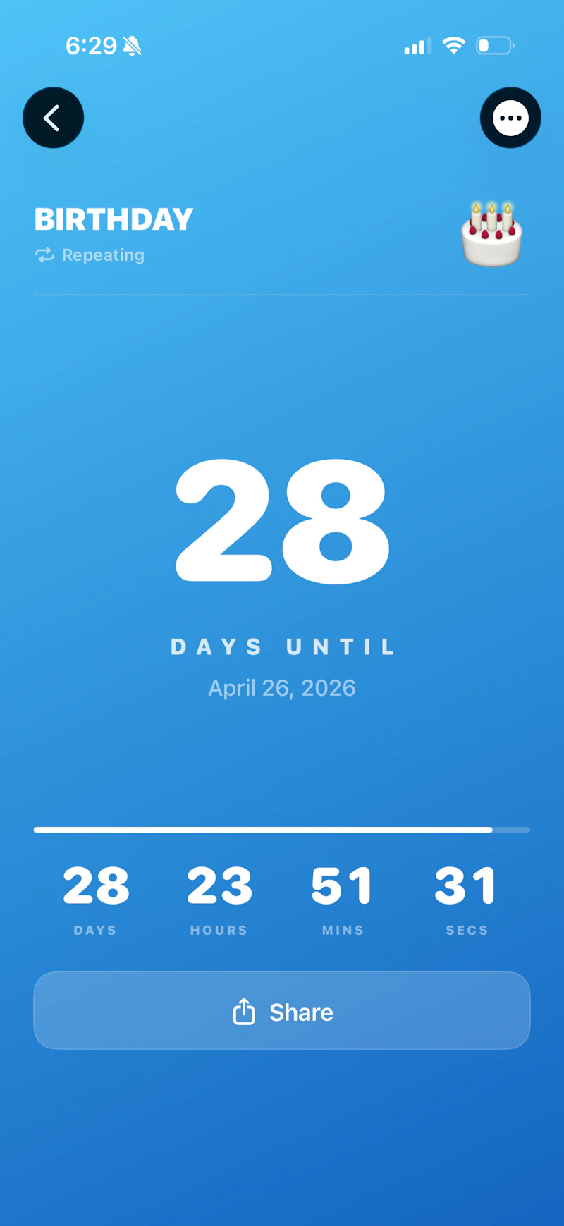 Milestone Timer (iOS) screenshot 4