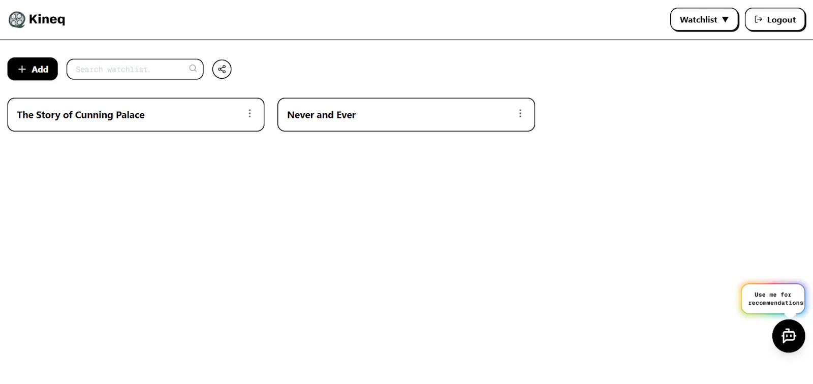 Kineq screenshot 5
