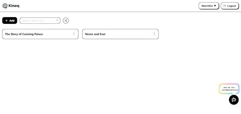 Kineq screenshot 5