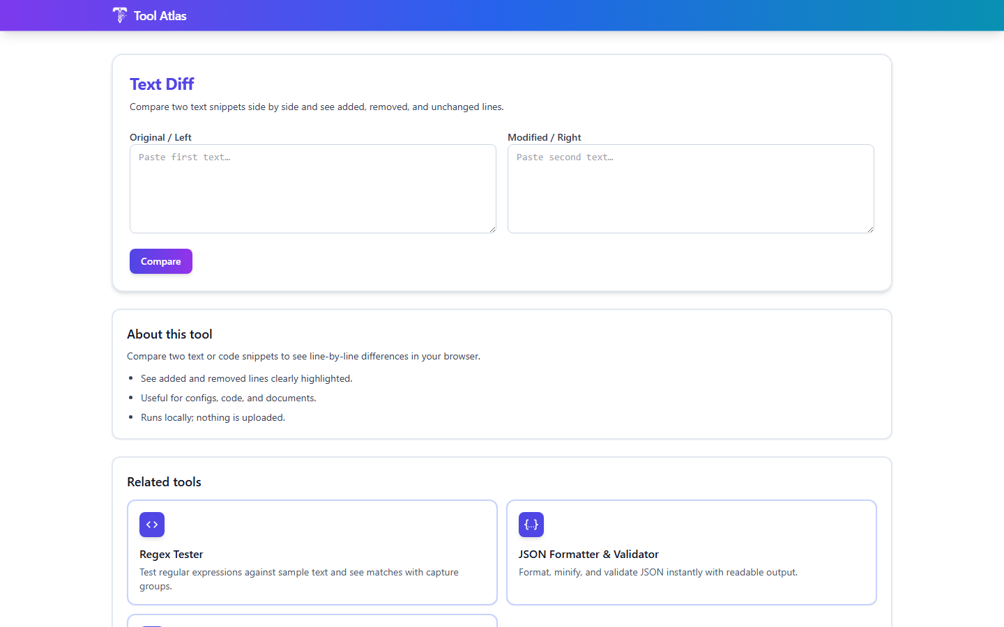 Tool Atlas: Free Online Toolbox gallery image