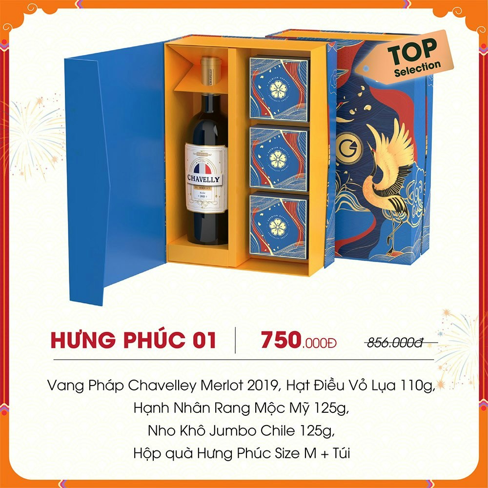 Hộp quà tết HƯNG PHÚC 01