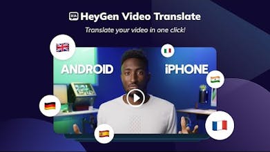 HeyGen-Logo - Nutzen Sie die Kraft der KI für fehlerlose Videoübersetzung.