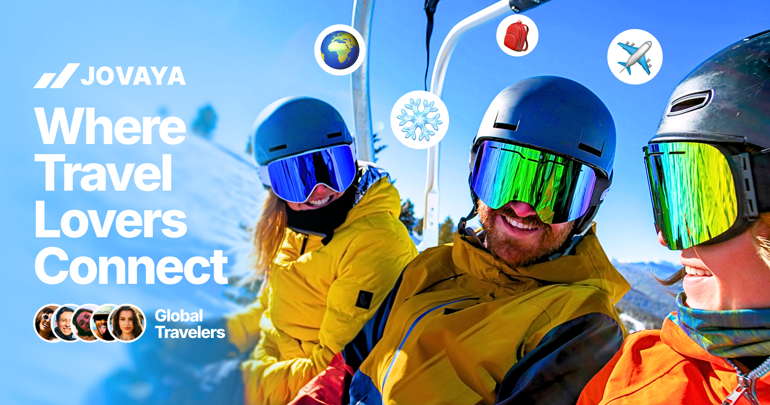 Jovaya: For You - Traveling, done right - Main product screenshot demonstrating key features and user interface