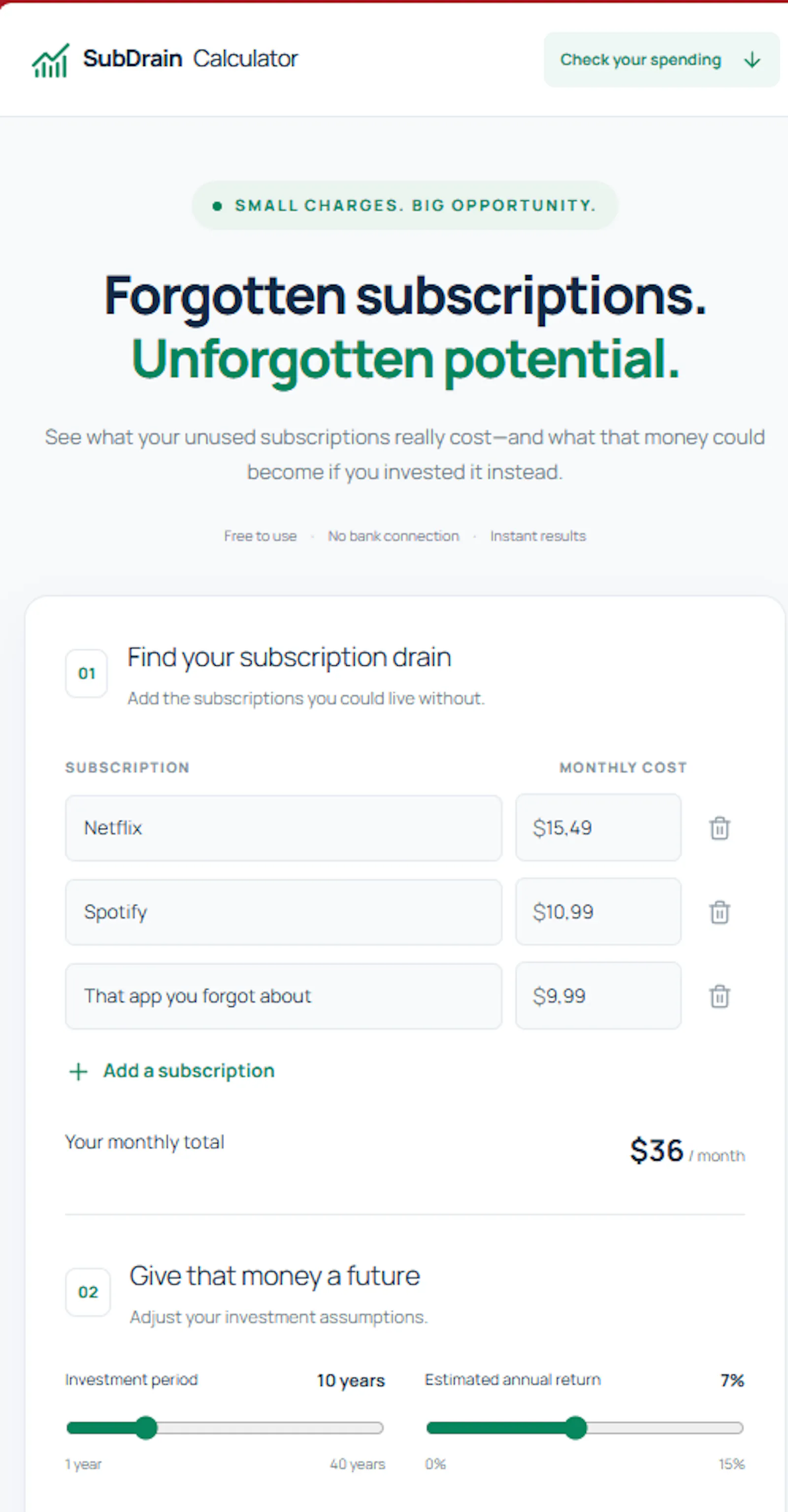 SubDrain Calculator screenshot 3